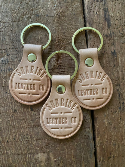 Sunrise Leather Co. Keychain