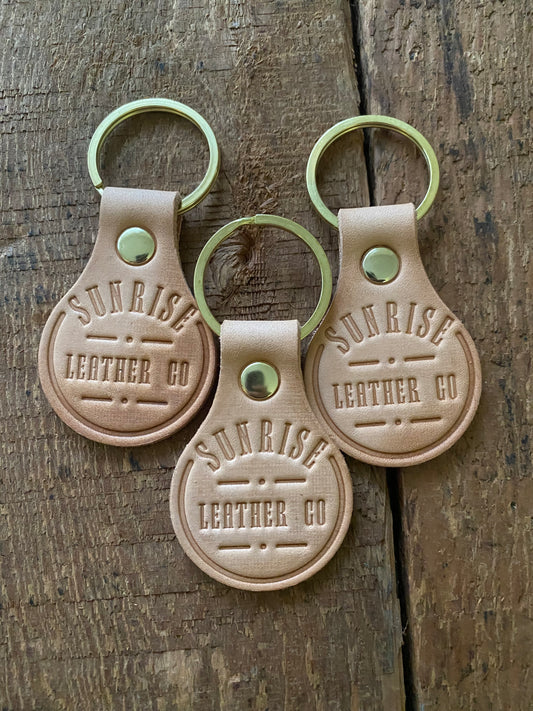 Sunrise Leather Co. Keychain